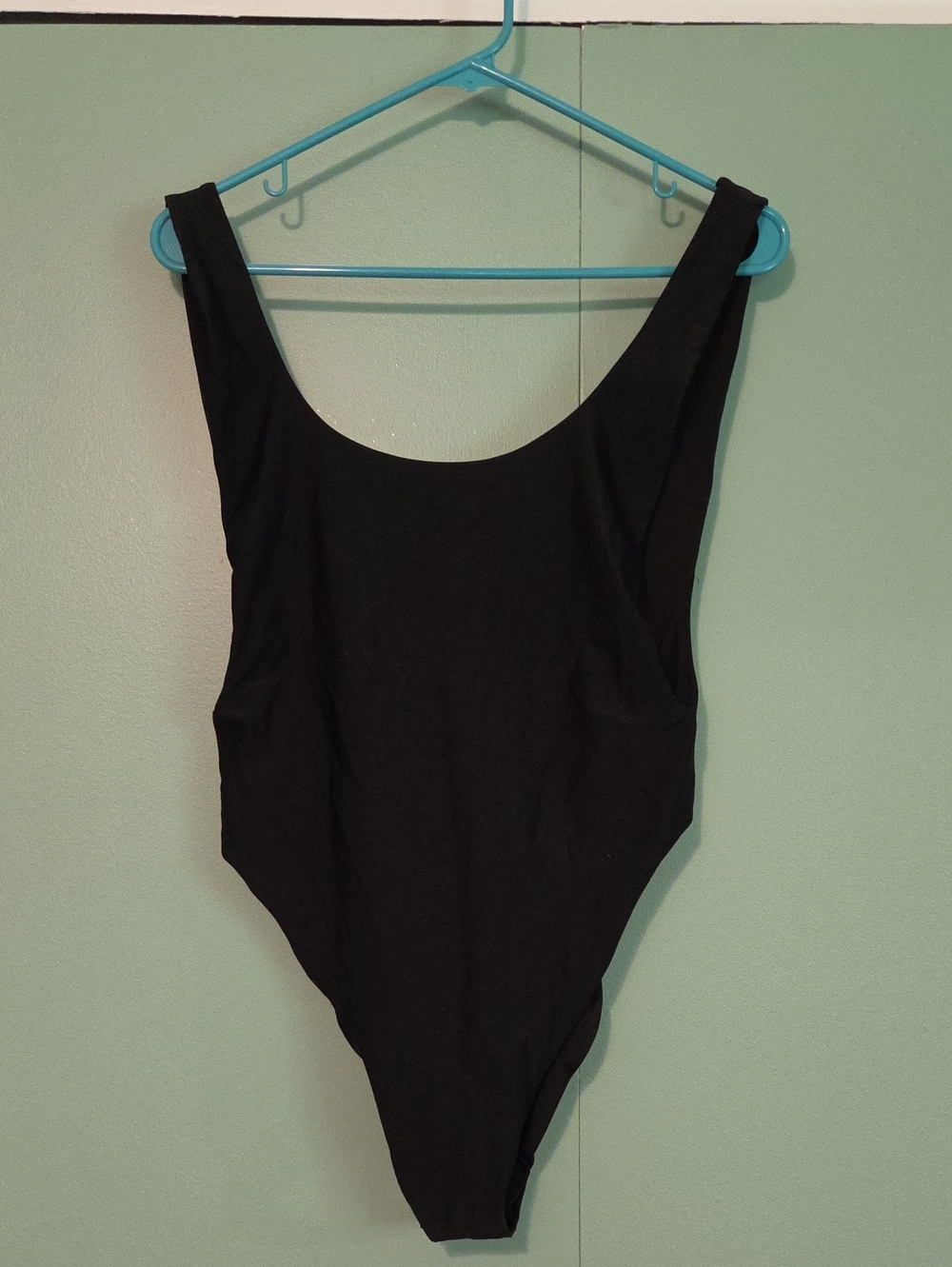 Aerie Classic Black One Piece Swim Suit Size Large